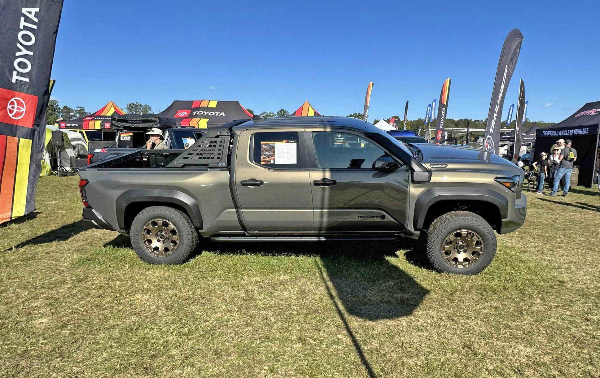 GFC Topper Camper on 2024 Tacoma TRD Off-Road Long Bed / Long Boi @  Overland Expo East