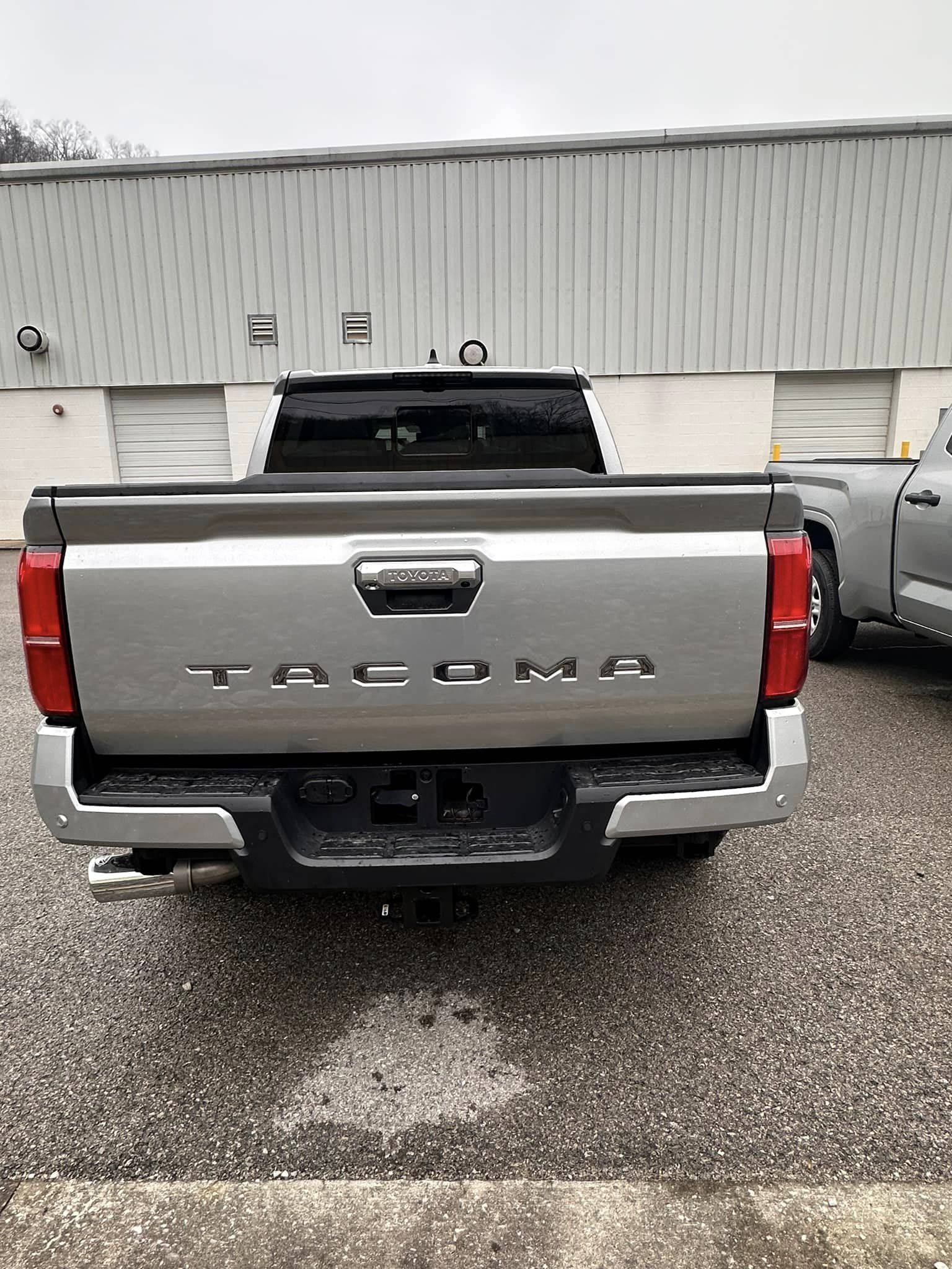 2024 Tacoma Celestial Silver + Limited + 18” TRD Black Wheels = Winner! celestial-silver-2024-tacoma-limited-5