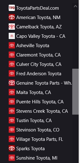 2024 Tacoma 20% off all Toyota OEM parts from online dealers until July 7 dealers