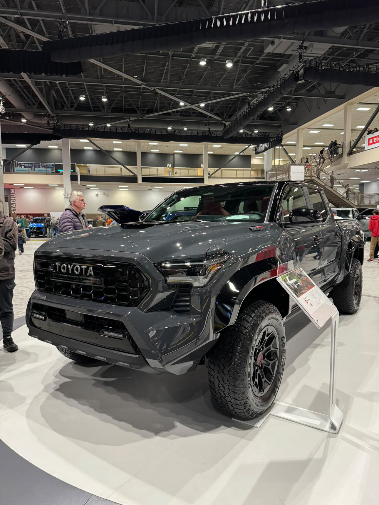 2024 Tacoma 2024 Tacoma TRD Pro in Underground Color at Seattle Auto Show EC3C08C0-808E-43FD-BB77-82D4A850D48C