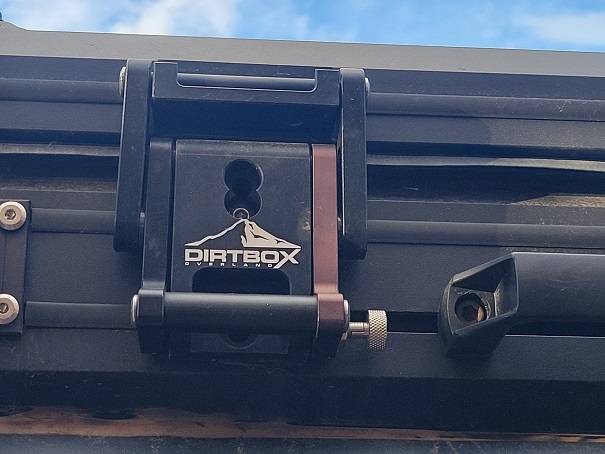 2024 Tacoma Dirtbox Overland Canopy/Camper + Prinsu Rack Faded latch-sm
