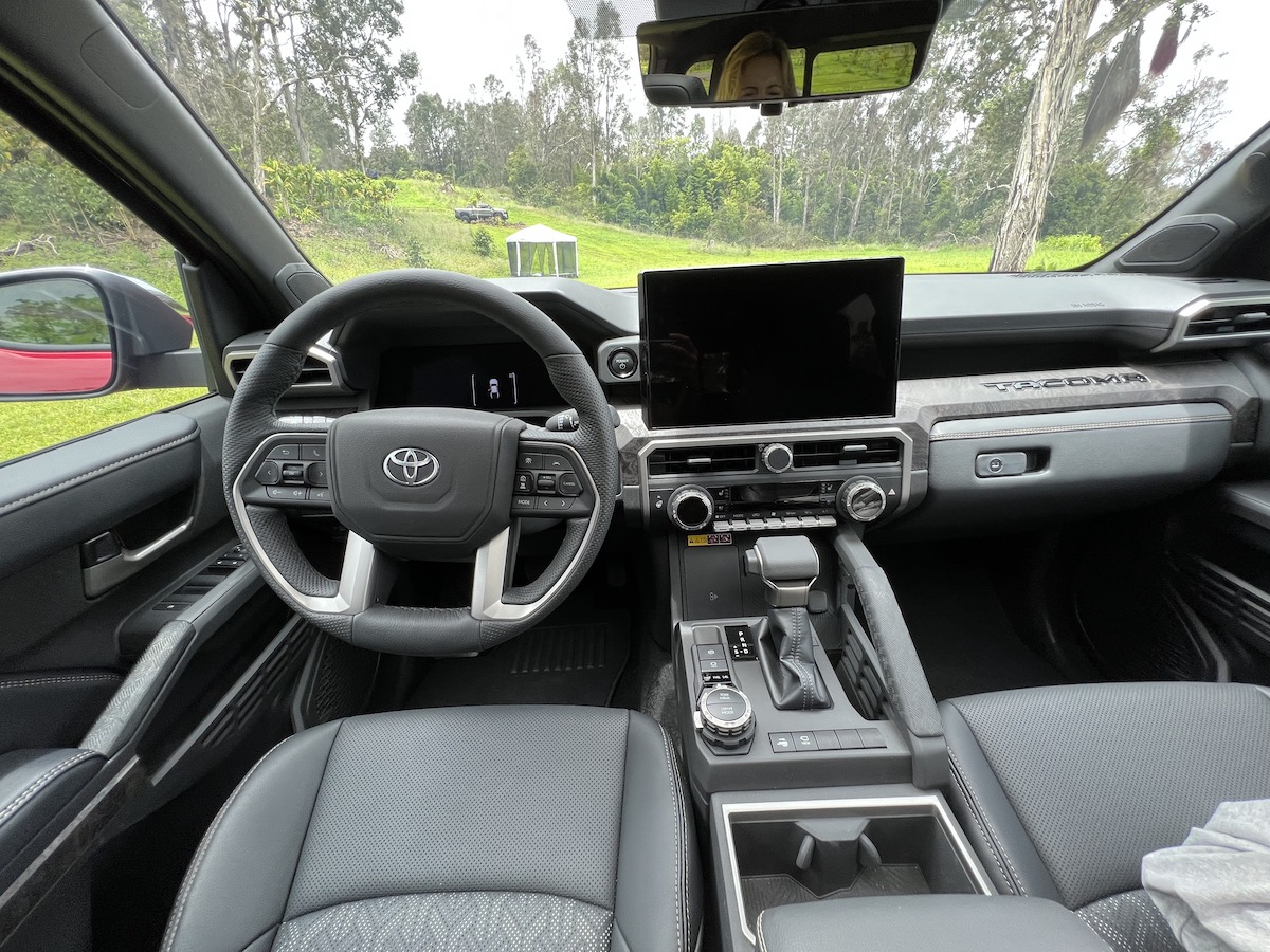 2024 Tacoma 2024 Tacoma Limited Specs, Price, MPG, Options/Packages, Features, Photos & Videos -front-seat-in-the-2024-toyota-tacoma-limited-jpe