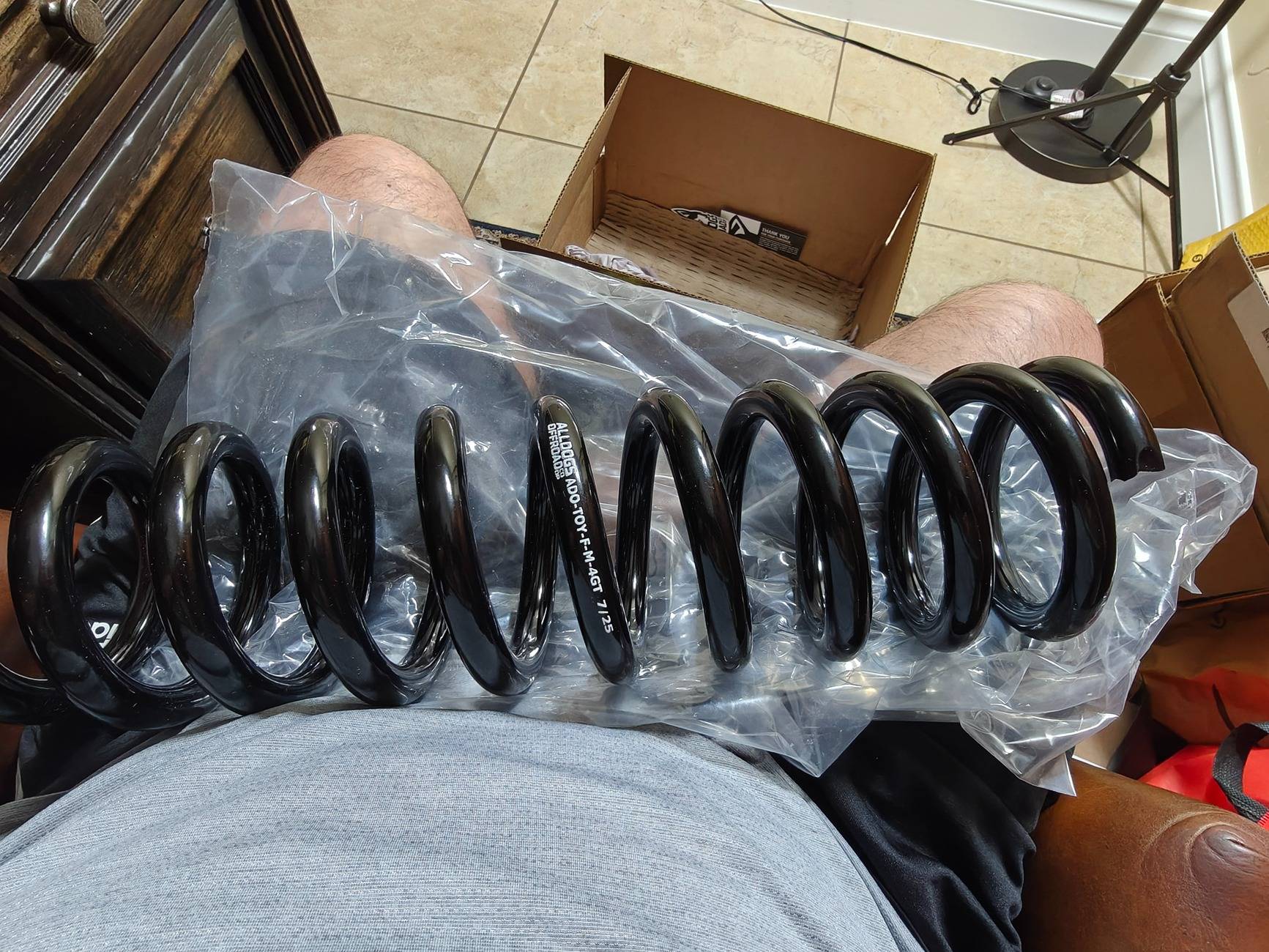 2024 Tacoma Alldogs Offroad Front Springs Installed! IMG20250722205859