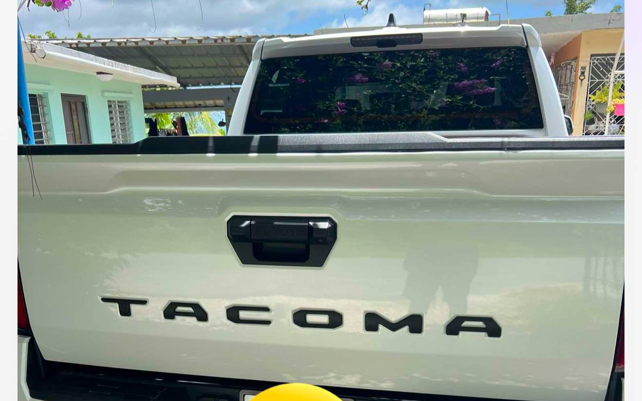 2024 Tacoma $29 DOLARS! Tacoma tailgate letters in plastic IMG_0688