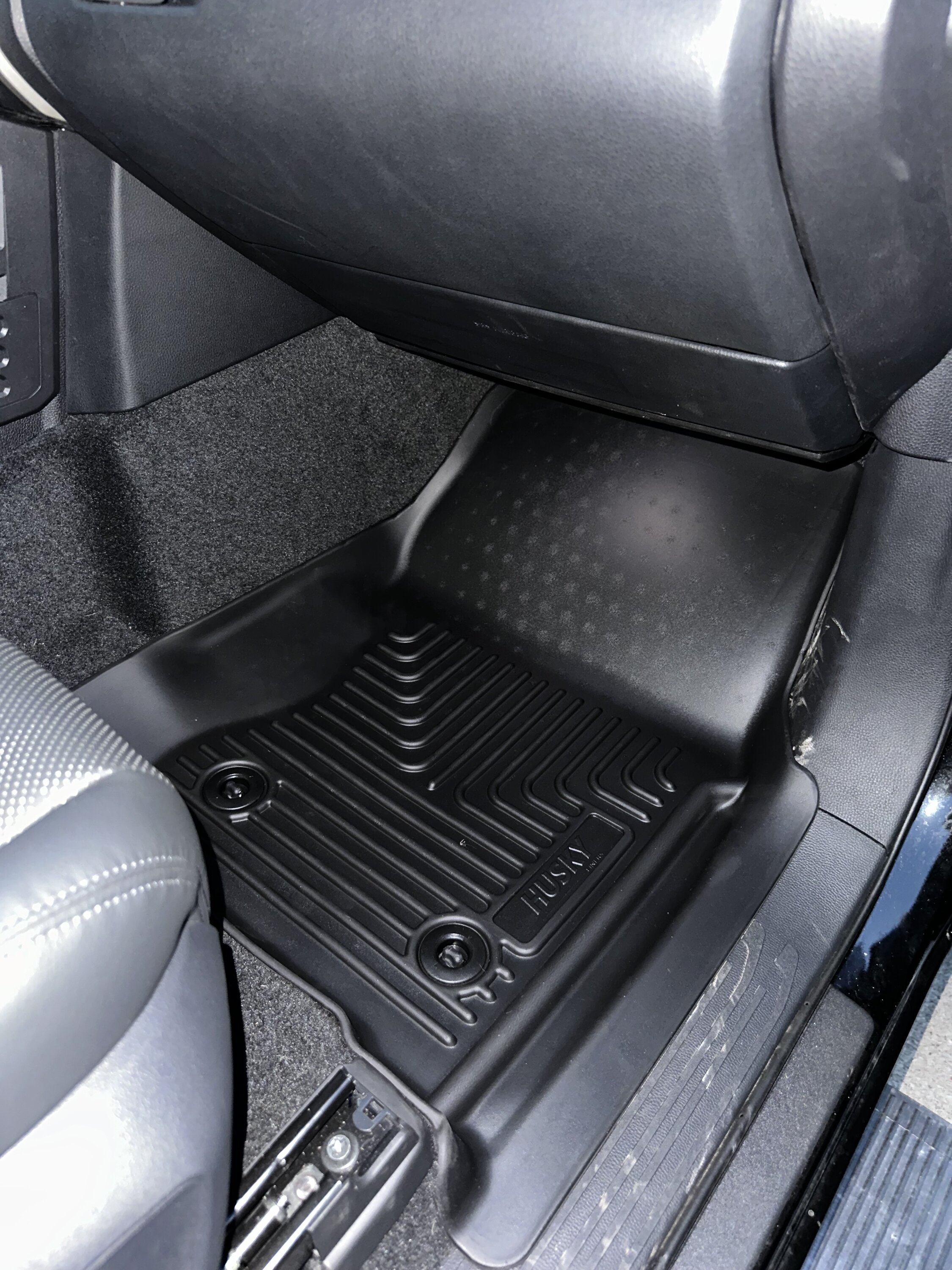 2024 Tacoma Husky floor mats installed ("manual transmission" option fits automatic transmission 2024 Tacoma) IMG_0785