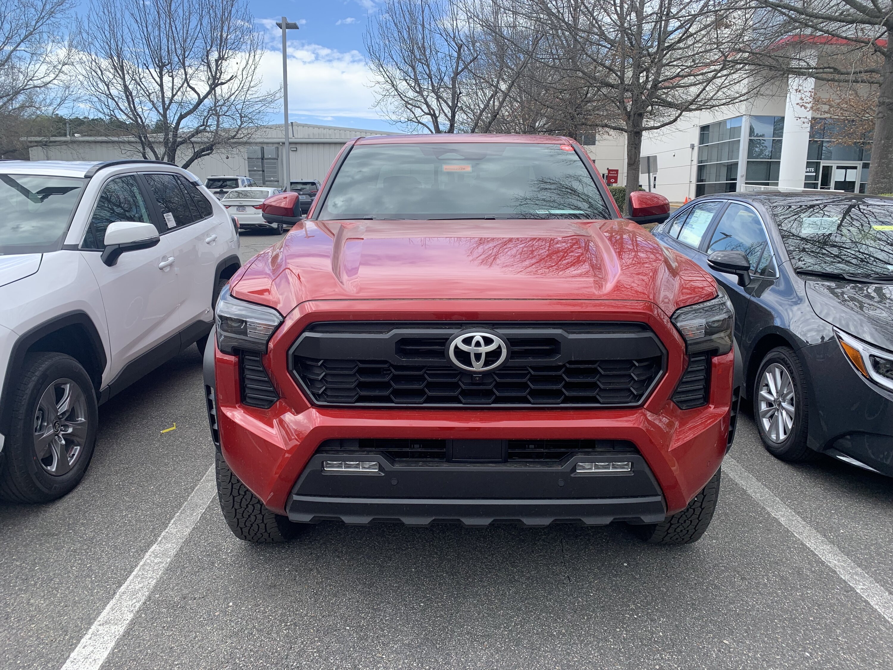 2024 Tacoma Supersonic Red TRD Off-road Premium delivery in NC IMG_0833