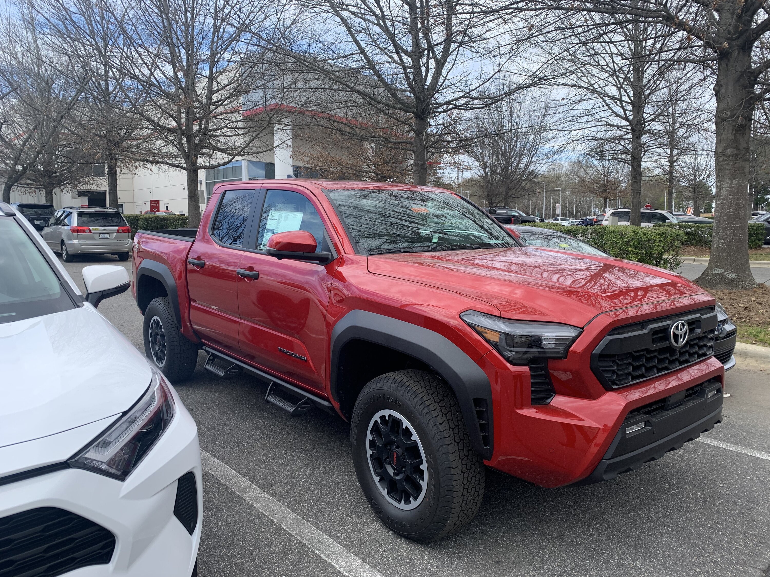 2024 Tacoma Supersonic Red TRD Off-road Premium delivery in NC IMG_0834
