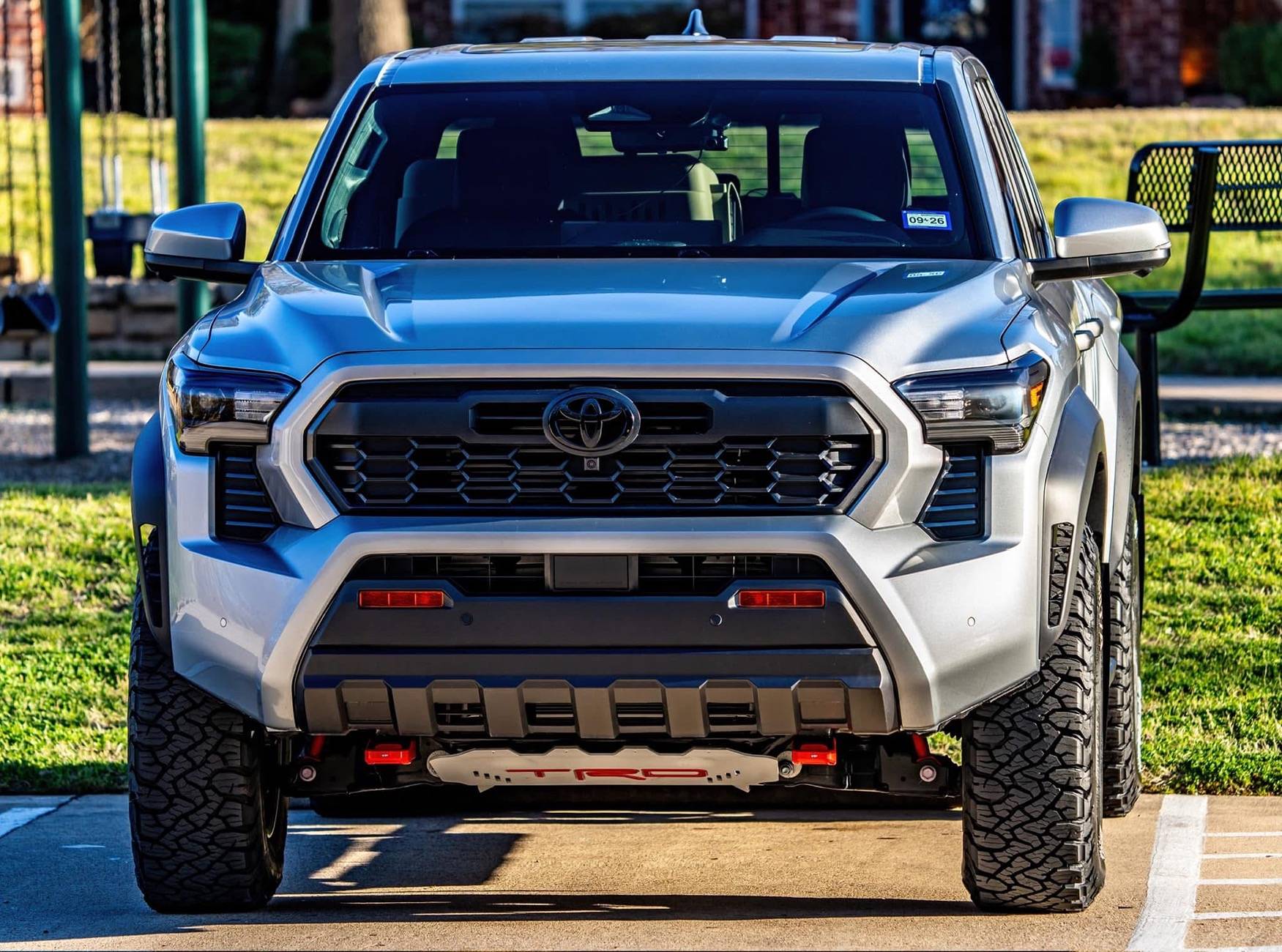 2024 Tacoma Hood fog lights VS grill fog lights IMG_1041