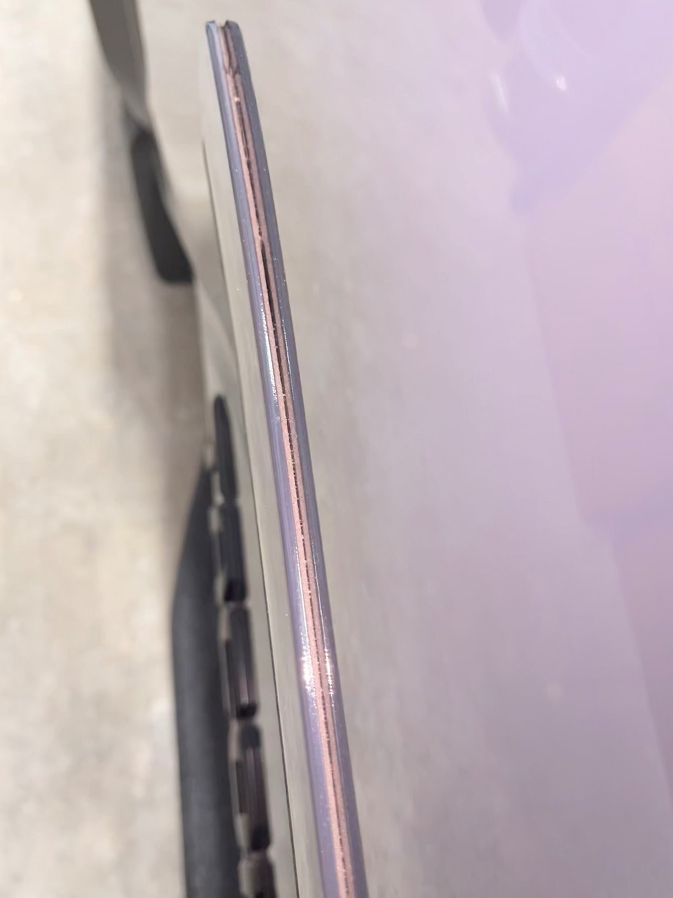 2024 Tacoma Body side molding issues poorly attached IMG_1043
