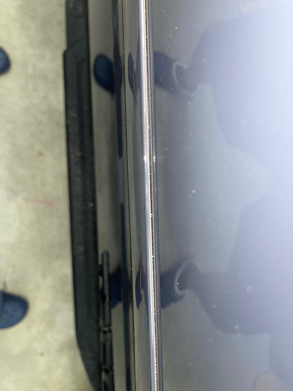 2024 Tacoma Body side molding issues poorly attached IMG_1064