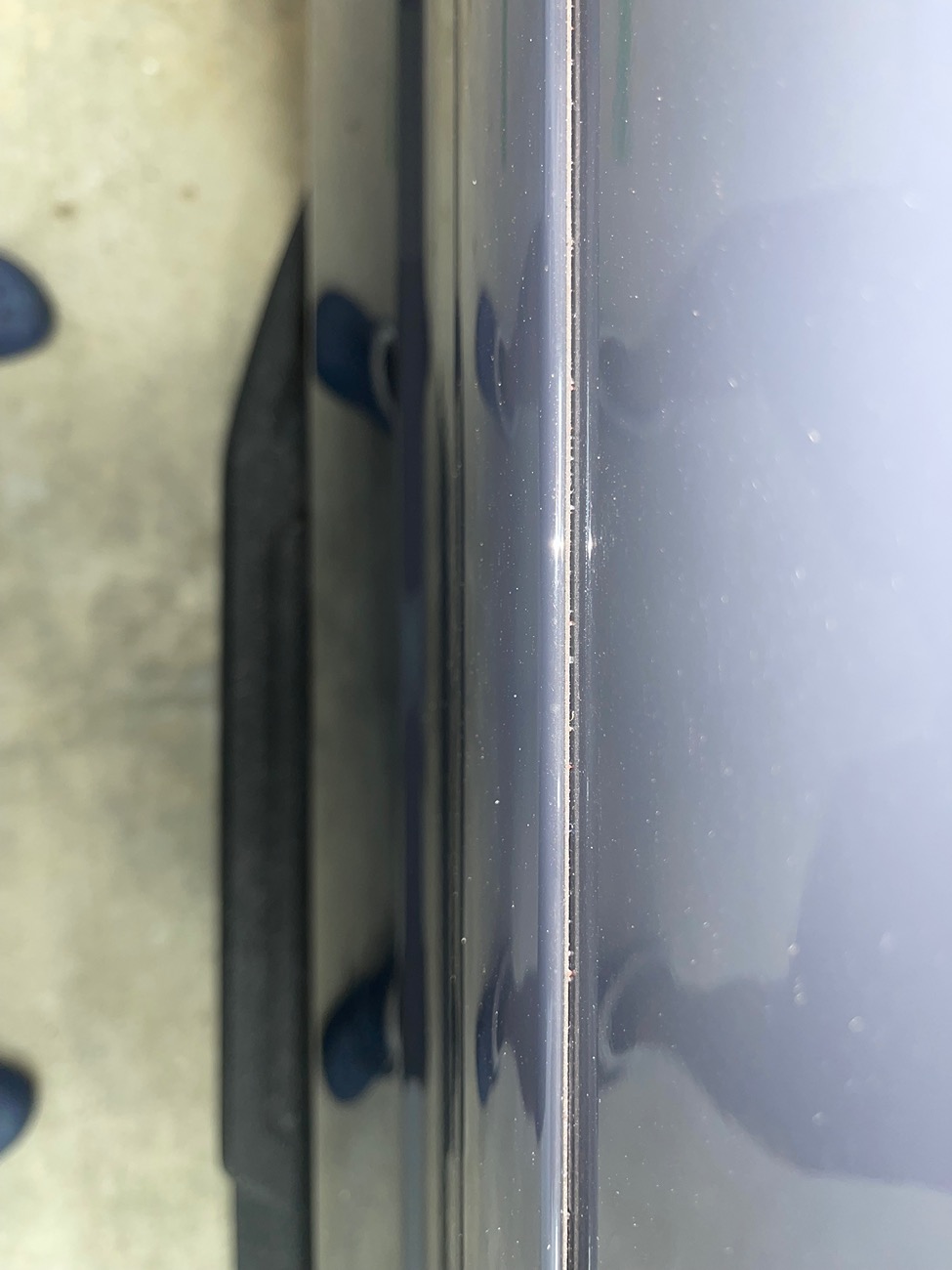 2024 Tacoma Body side molding issues poorly attached IMG_1066