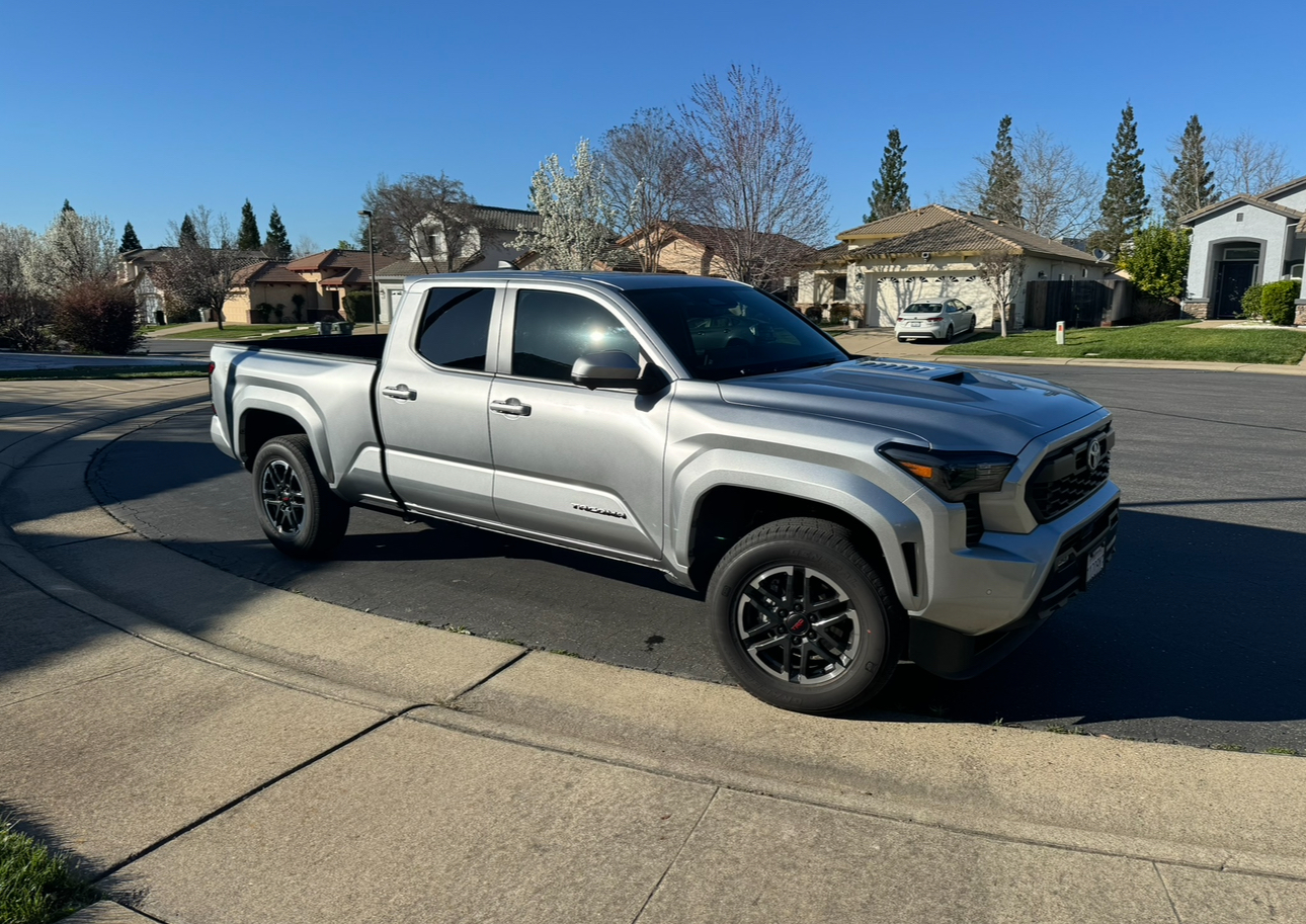 2024 Tacoma 20% Ceramic Tint on front windows to match factory rear window tints IMG_1294