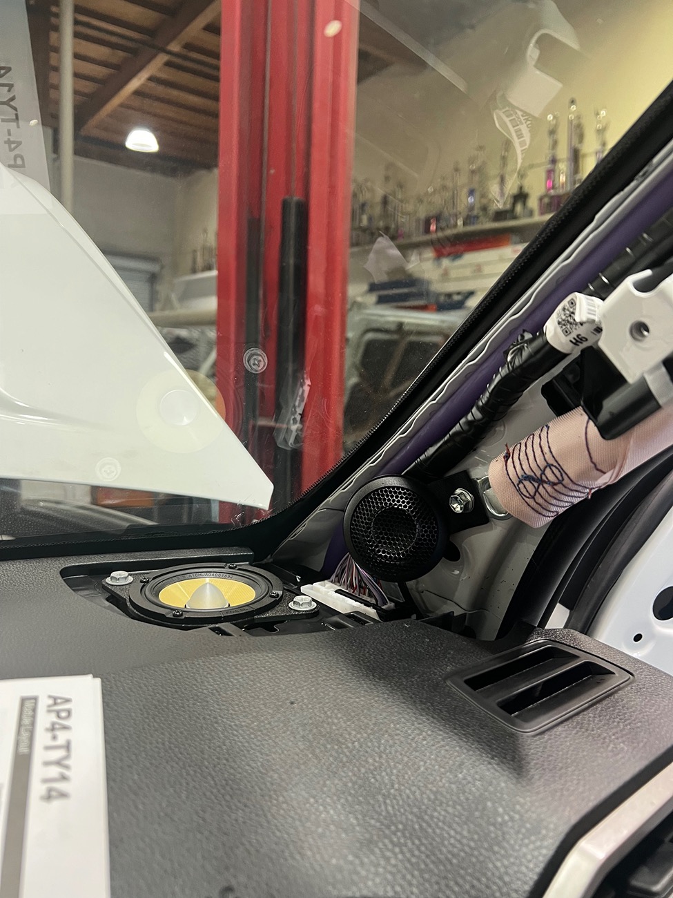2024 Tacoma Trail Grid Pro introduces full speaker stereo / audio system upgrade kit IMG_1365