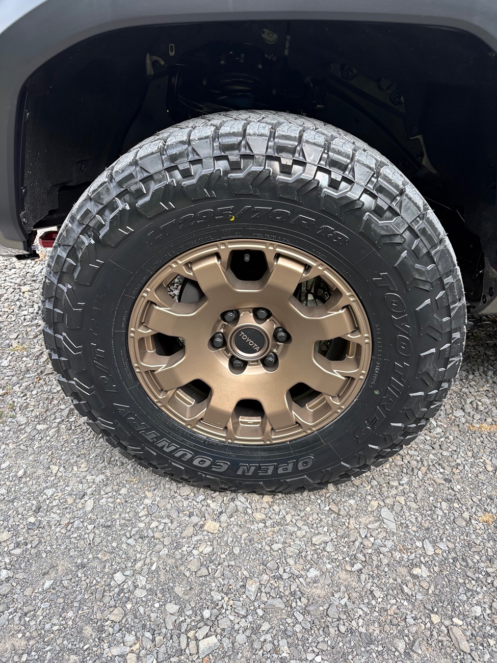2024 Tacoma New tires & wheels installed: Trailhunter wheels on 295/70/18 Toyo Open Country IMG_2599
