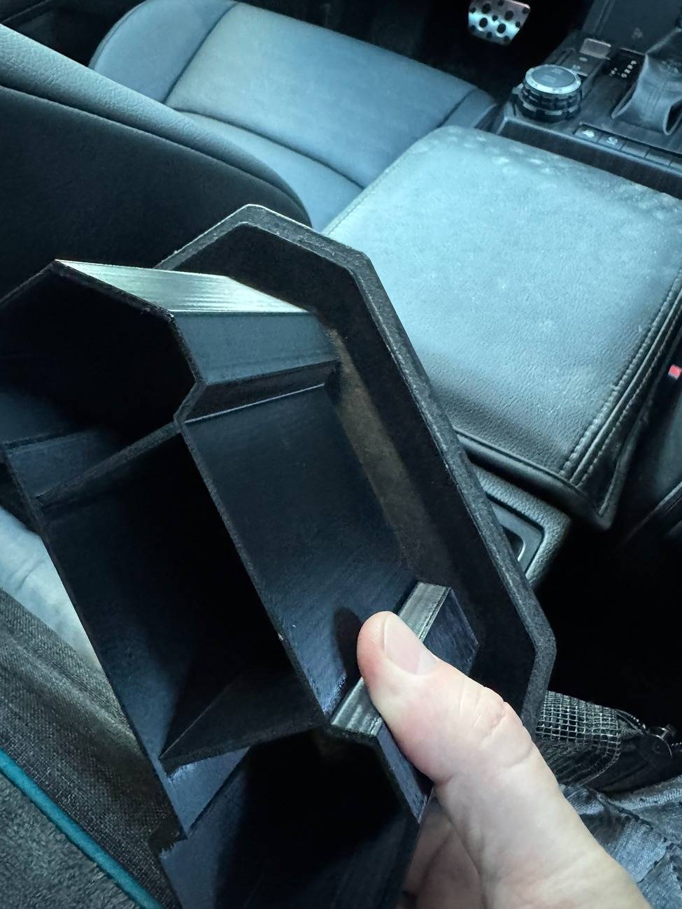 2024 Tacoma Rear Cupholder Plug for Pups - 3D Print (STL File Included) IMG_3001