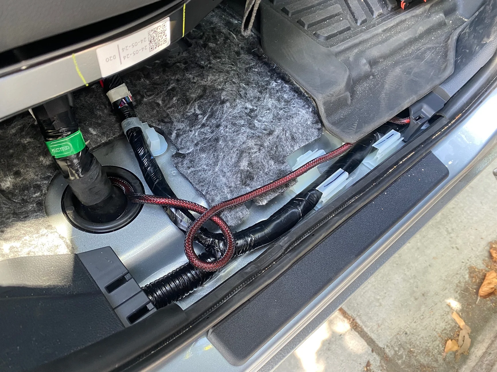 2024 Tacoma Hidden ARB Brushless Single Air Compressor installed in bed IMG_3189