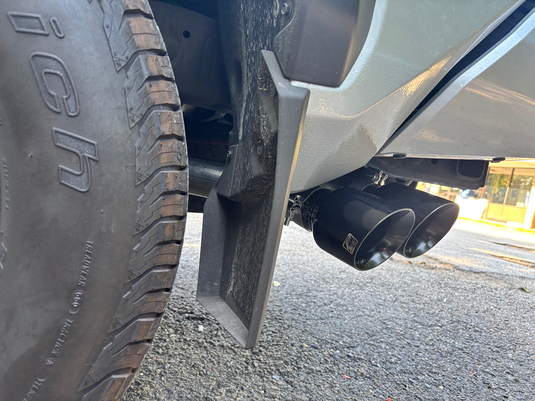 2024 Tacoma AWE 0FG Cat-Back Exhaust Fitment on 2024 Tacoma TRD Offroad IMG_3405
