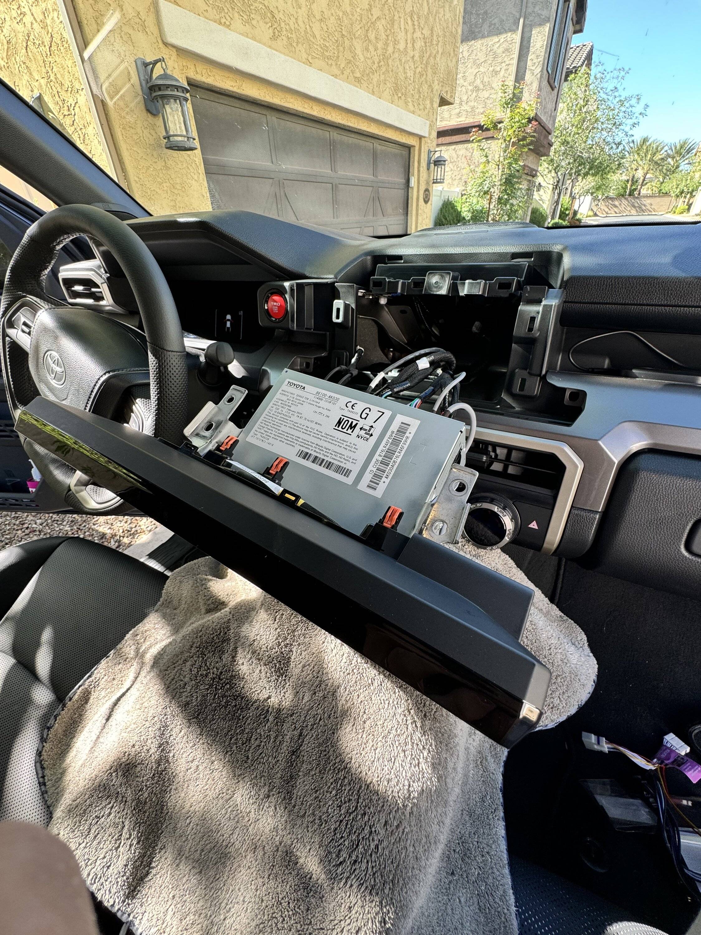 2024 Tacoma Beat-Sonic amp installed. IMG_3767