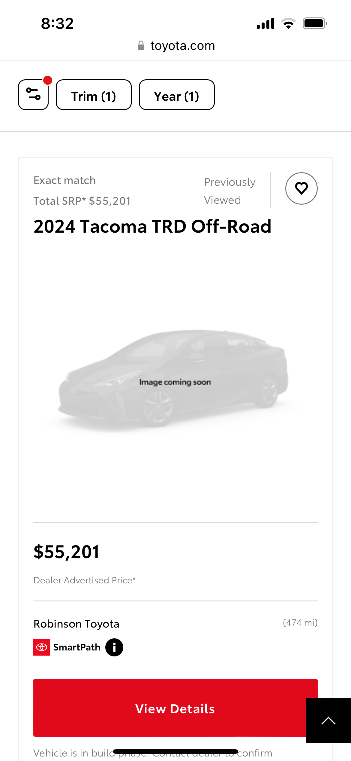 2024 Tacoma Edited. First 2024 TRD Off-Road showed up in pending dealer inventory IMG_4004