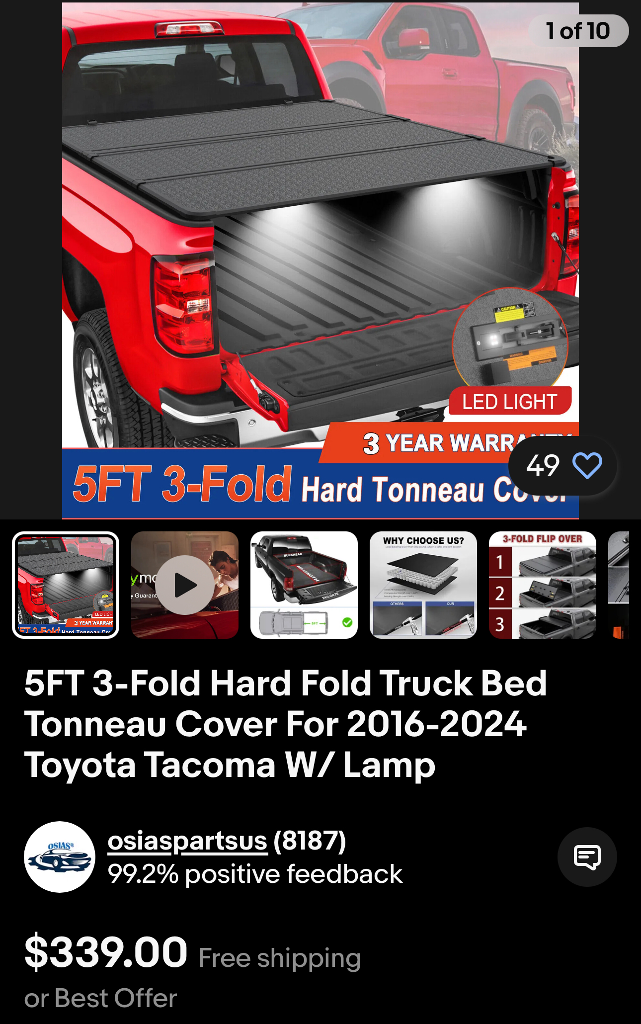 2024 Tacoma Tonneau cover options for 2024 Tacoma TRD Sport - 5 ft bed IMG_4607