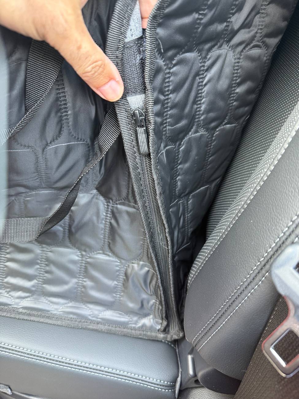 2024 Tacoma Trumgeta Dog Car Seat Cover Review IMG_4741