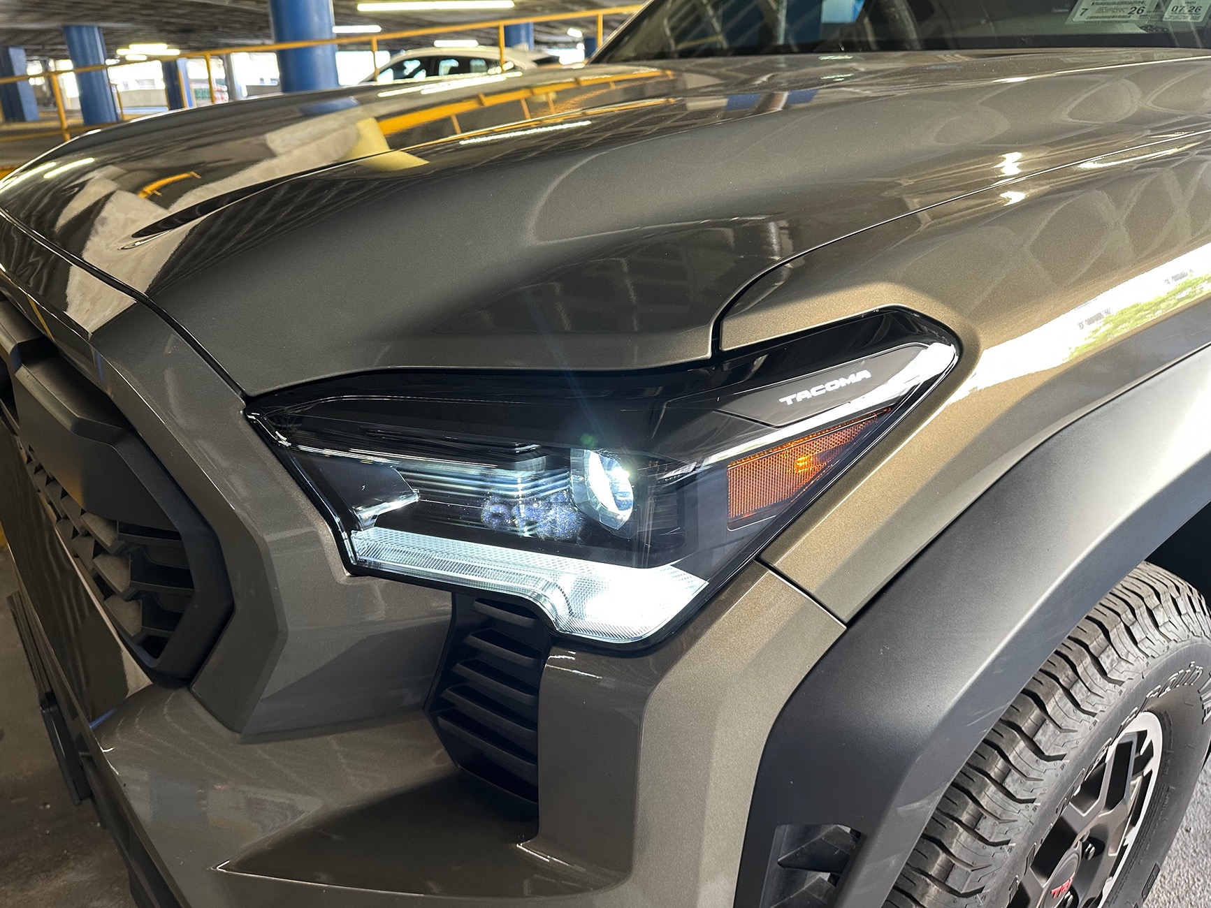 2024 Tacoma Limited headlights on TRD Offroad Premium IMG_6045
