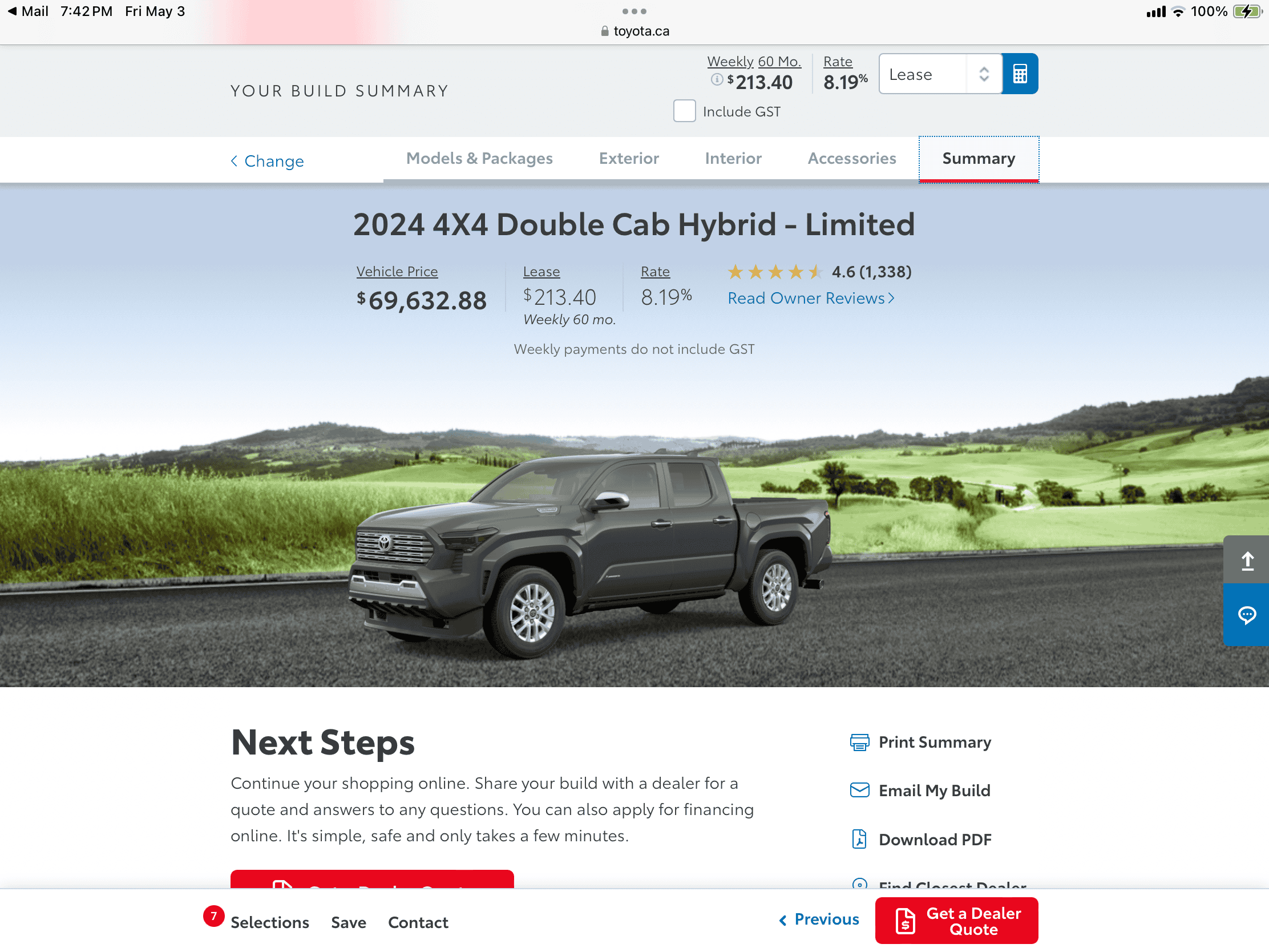 2024 Tacoma Build & Price Configurator is up for Hybrid  2024 Tacomas + Accessories! Share Your Build Inside IMG_6362