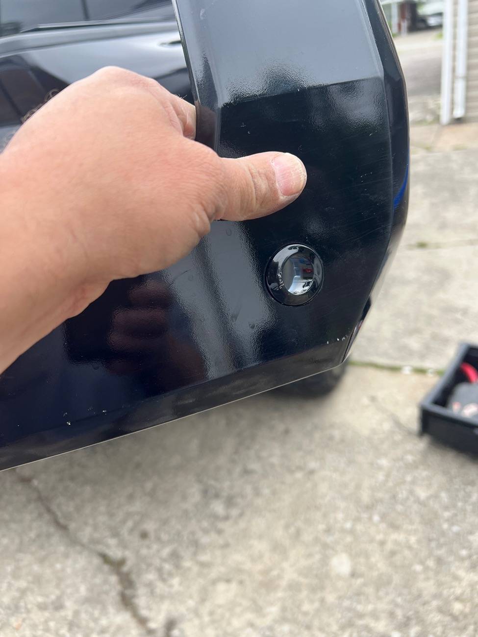 2024 Tacoma Installed latest Mod Addictive Desert Designs Rear Stealth Bumper IMG_6669