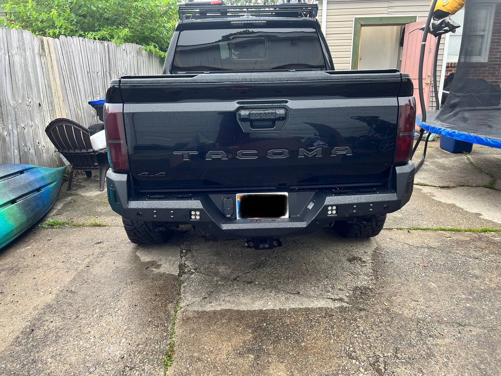 2024 Tacoma Installed latest Mod Addictive Desert Designs Rear Stealth Bumper IMG_6684
