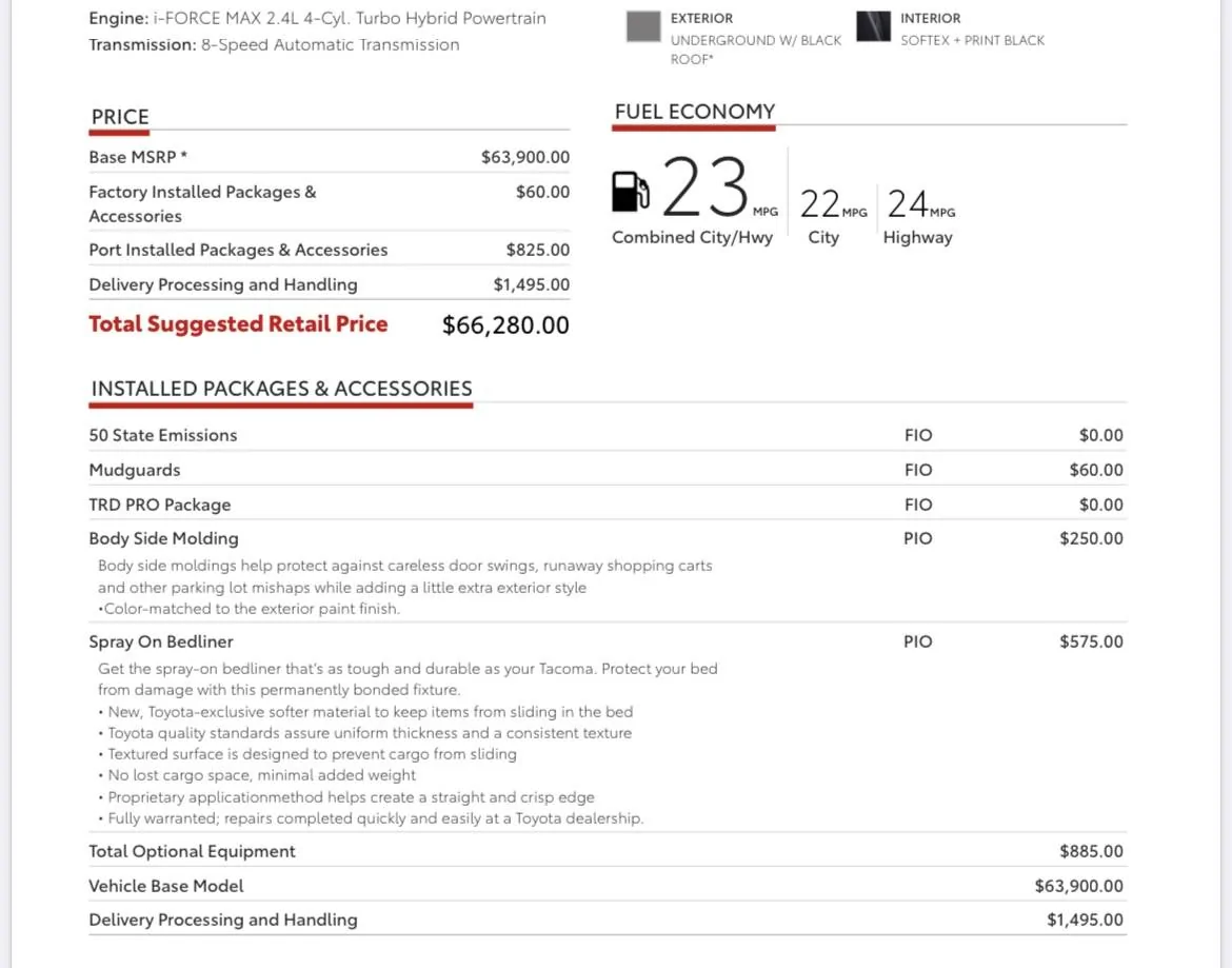 2024 Tacoma 2-3k under invoice! 2024 Tacomas! 💵 Purchase & Leasing IMG_8227