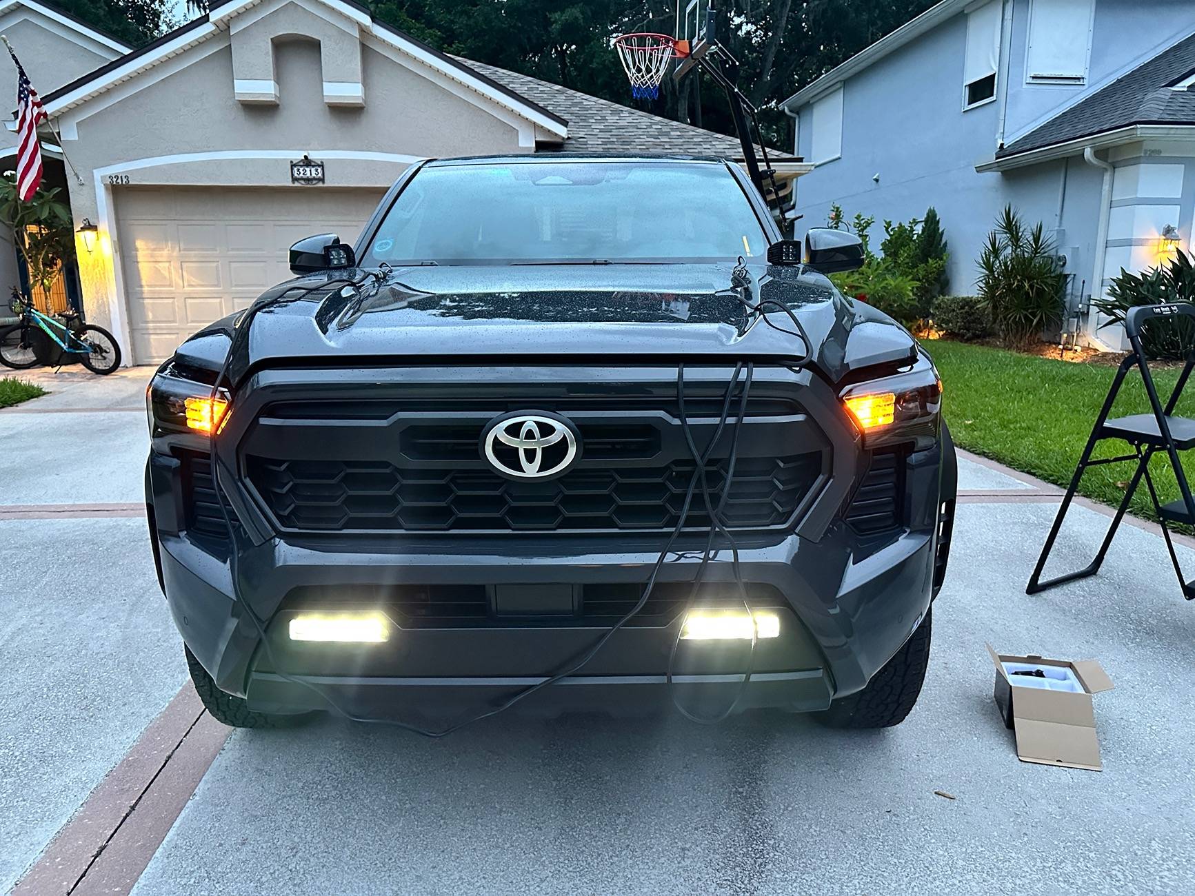 2024 Tacoma Help Installing Rough Country LED Light Kit using prewired Aux switches IMG_8310