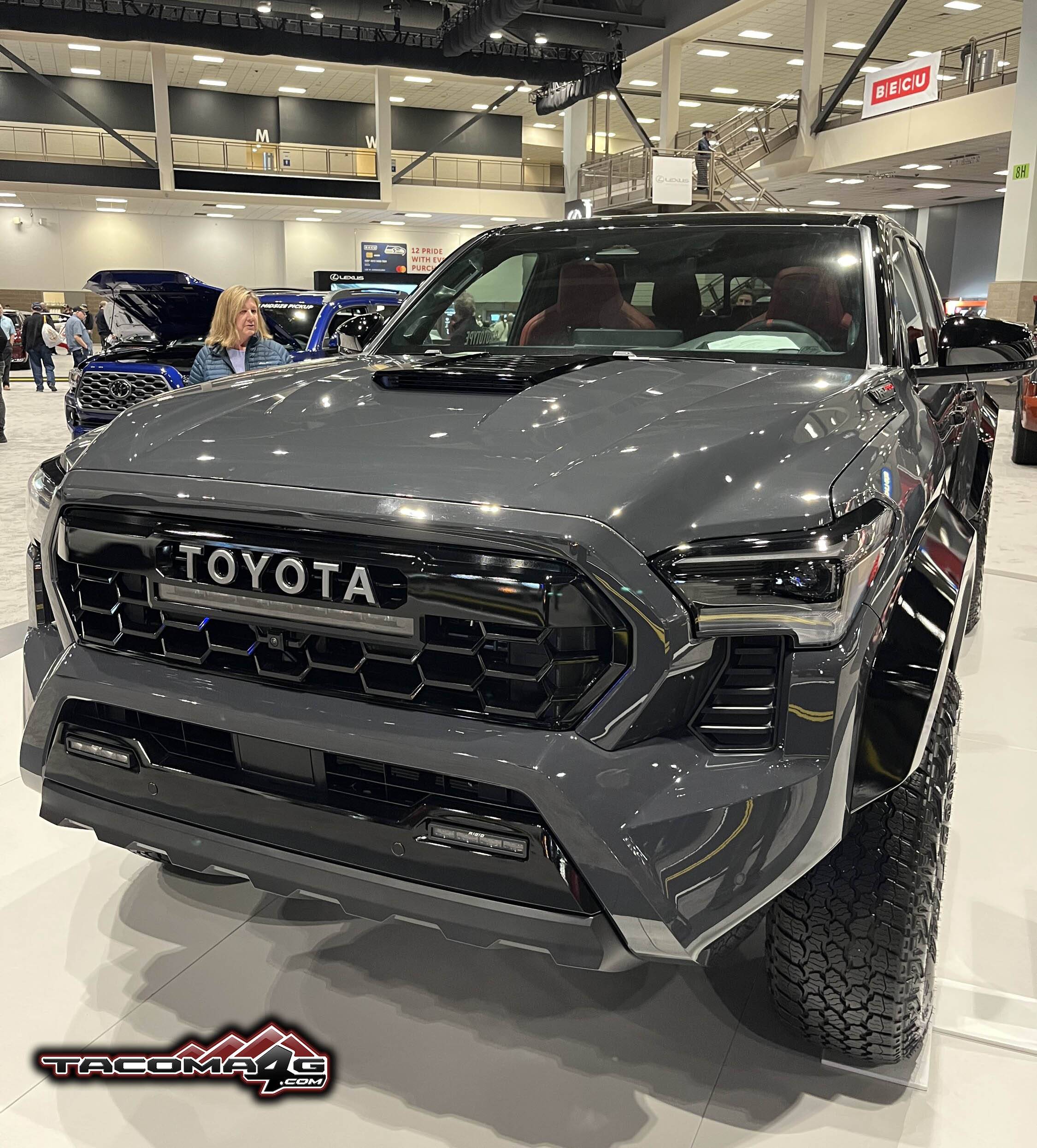 2024 Tacoma 2024 Tacoma TRD Pro in Underground Color at Seattle Auto Show IMG_9110