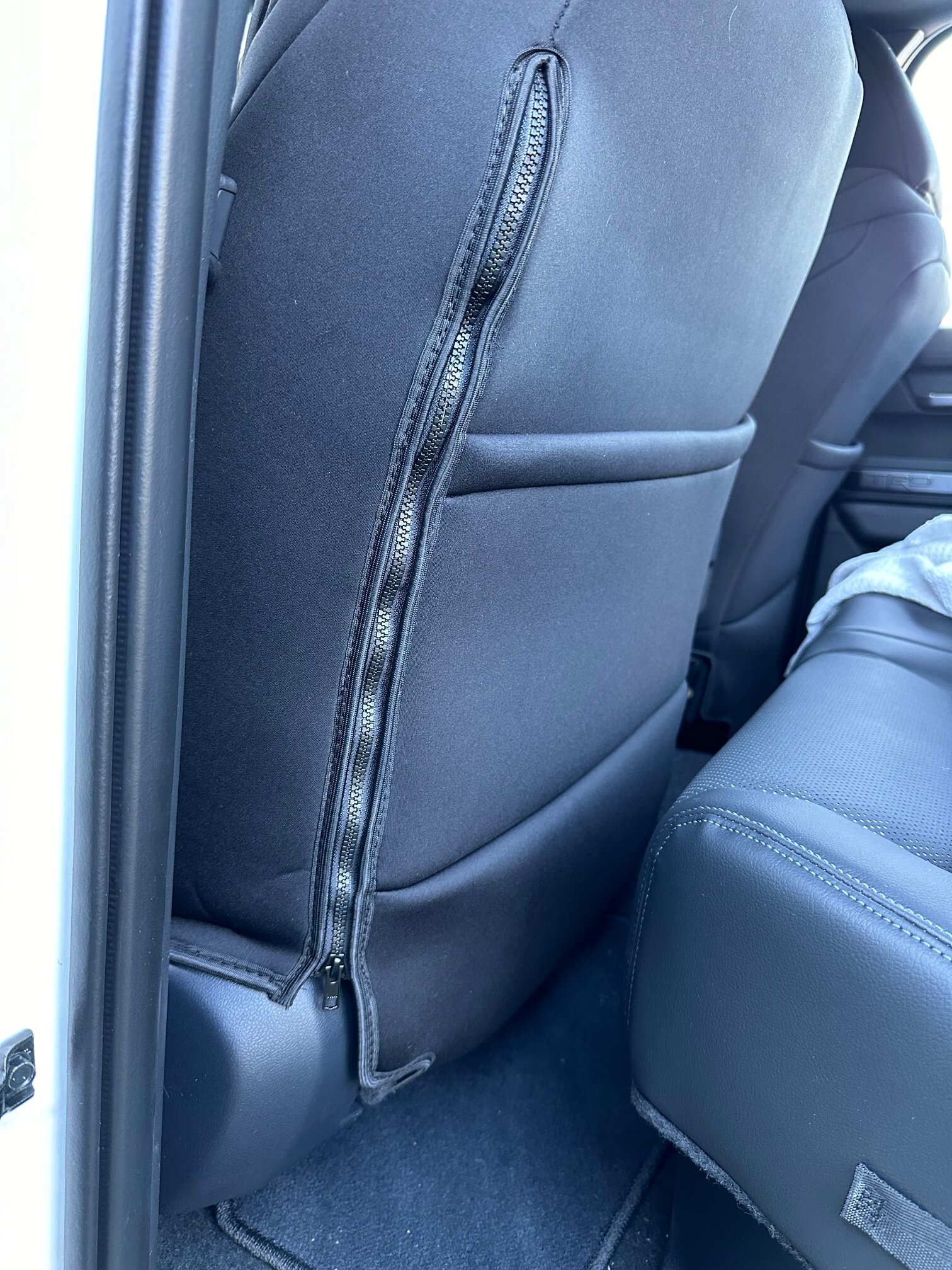 2024 Tacoma Coverking custom neoprene seat cover review IMG_9165