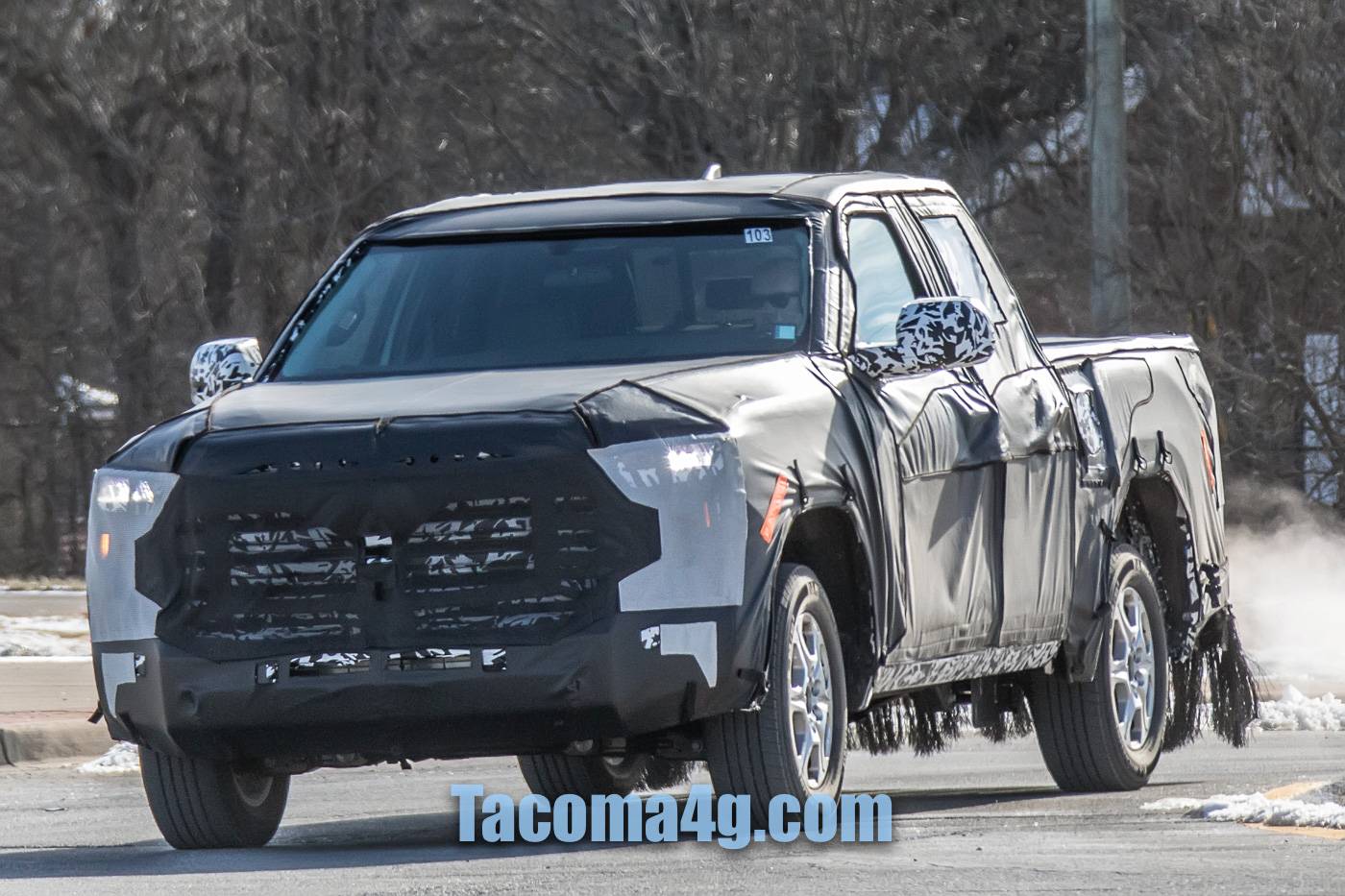 2024 Tacoma Next-Gen Toyota Tacoma Mules Caught Testing next-toyota-tacoma-mule-spied-3