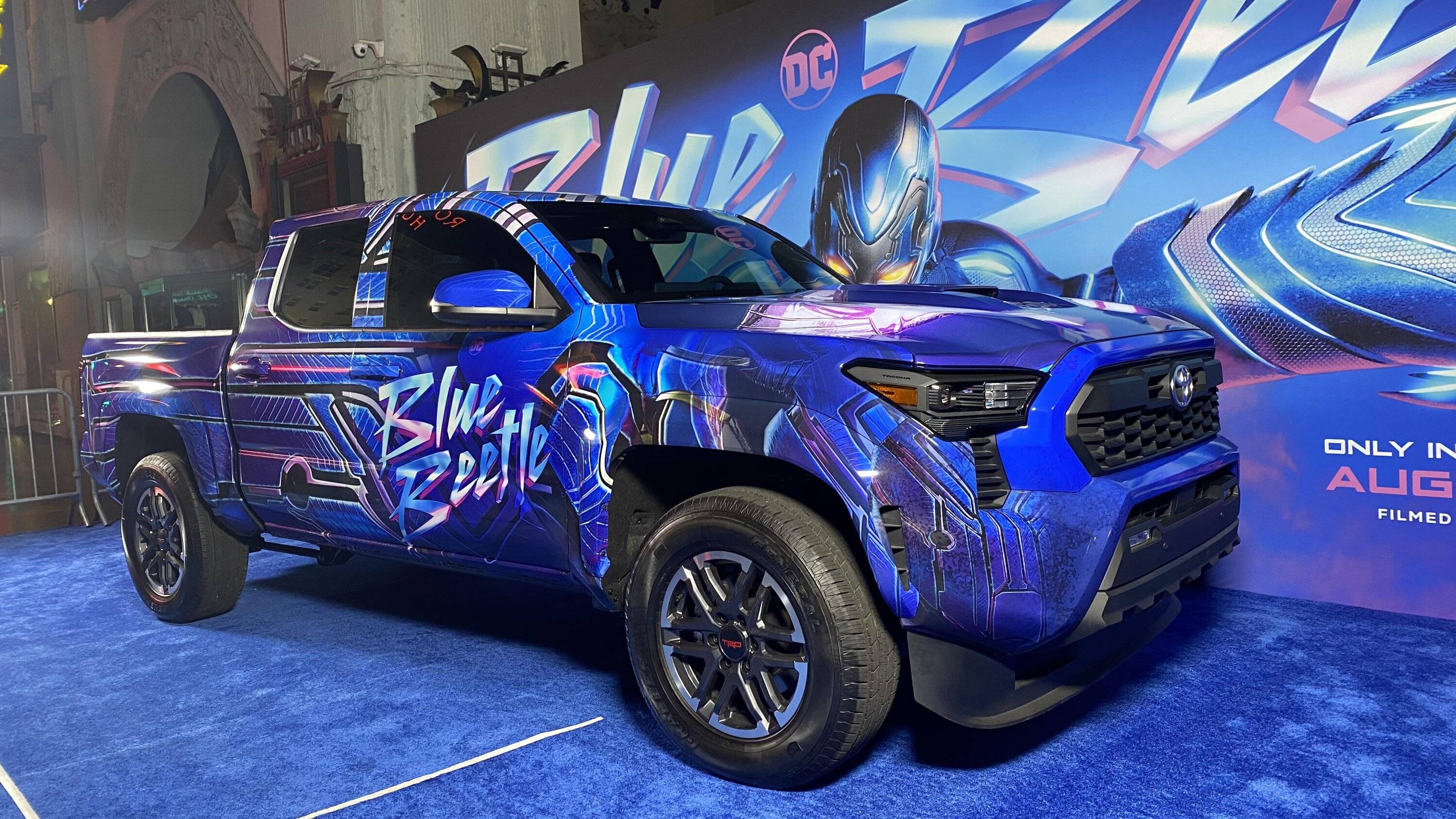 2024 Tacoma Wrapped 2024 Tacoma at Blue Beetle Movie Premiere @ TCL Chinese Theatre nkvscyczniib1 (1)