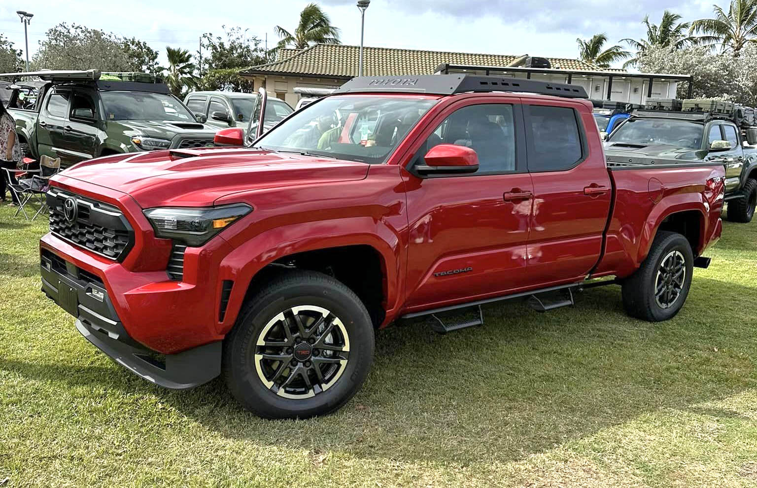 2024 Tacoma Roof Rack Package + Locking Center Console Vault installed on 2024 Tacoma TRD Sport Roof Rack Package 2024 Tacoma TRD Sport 1 copy