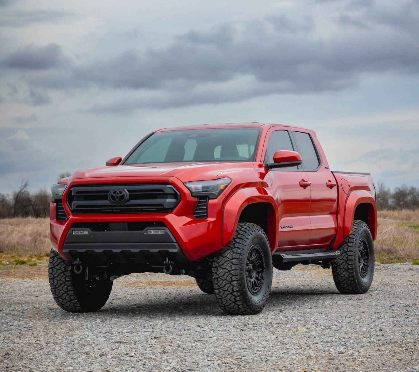 Rough Country 2024 Tacoma 4th Gen parts build: 3.5%22 lift kit, painted fender flares, running...jpg