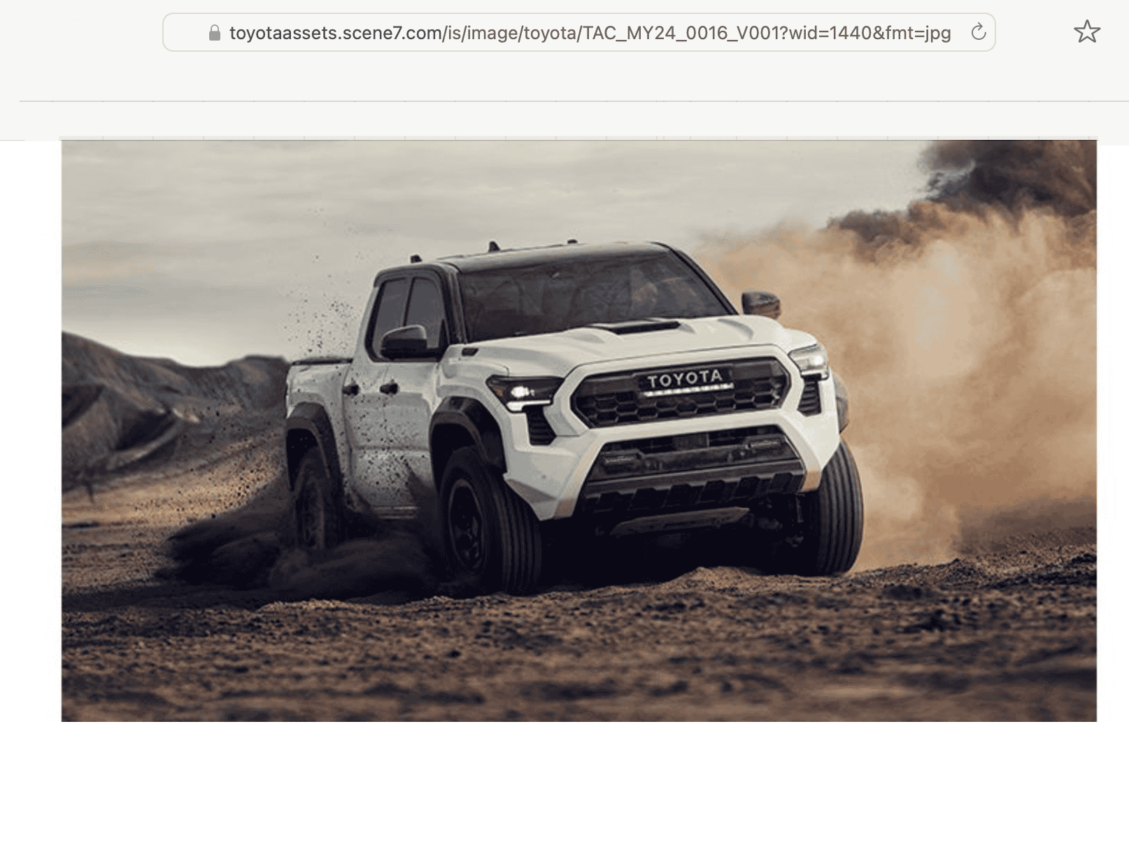 2024 Tacoma Breaking: Leaked 2024 Tacoma image from Toyota Website!! Screenshot 2023-05-06 at 10.33.47 PM