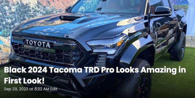 2024 Tacoma 2024 Tacoma Countdown + Another Trailhunter Silhouette Image Screenshot 2023-09-29 at 8.45.52 AM