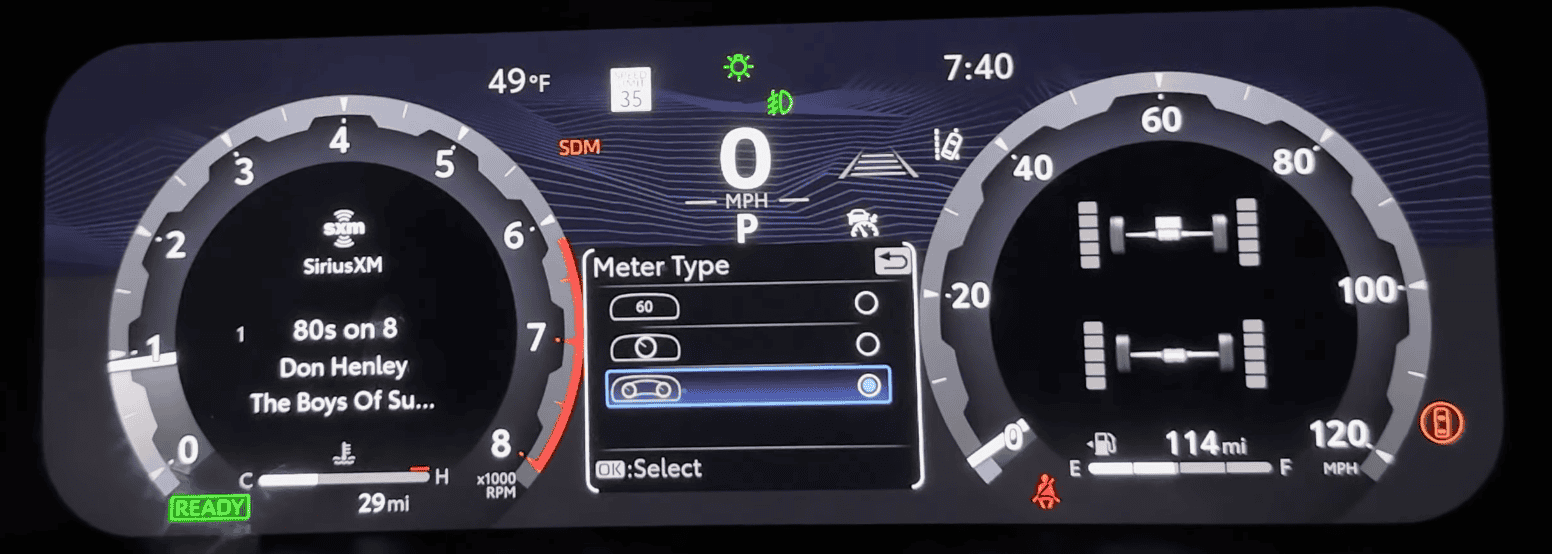 2024 Tacoma Nighttime exterior and interior lighting & displays video of 2024 Tacoma TRD Off-Road Screenshot 2023-11-02 at 5.02.17 PM