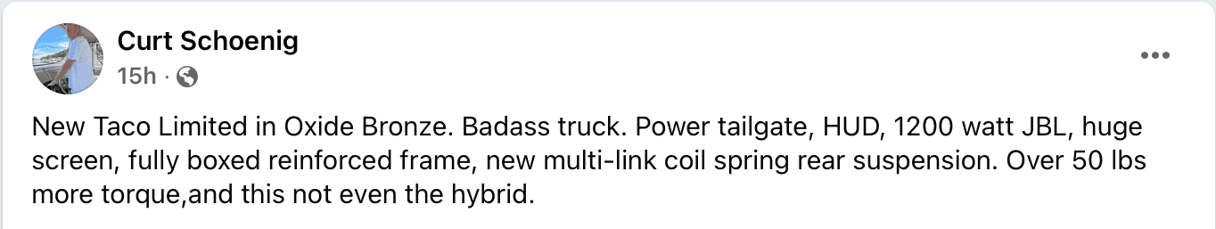 2024 Tacoma First 2024 Tacoma Customer Delivery (Limited in Bronze Oxide)? NOT so fast... Screenshot 2024-01-28 at 12.27.54 AM