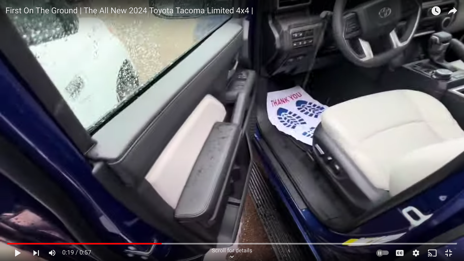 2024 Tacoma Limited upper interior door panel is different Screenshot 2024-02-29 9.03.53 PM