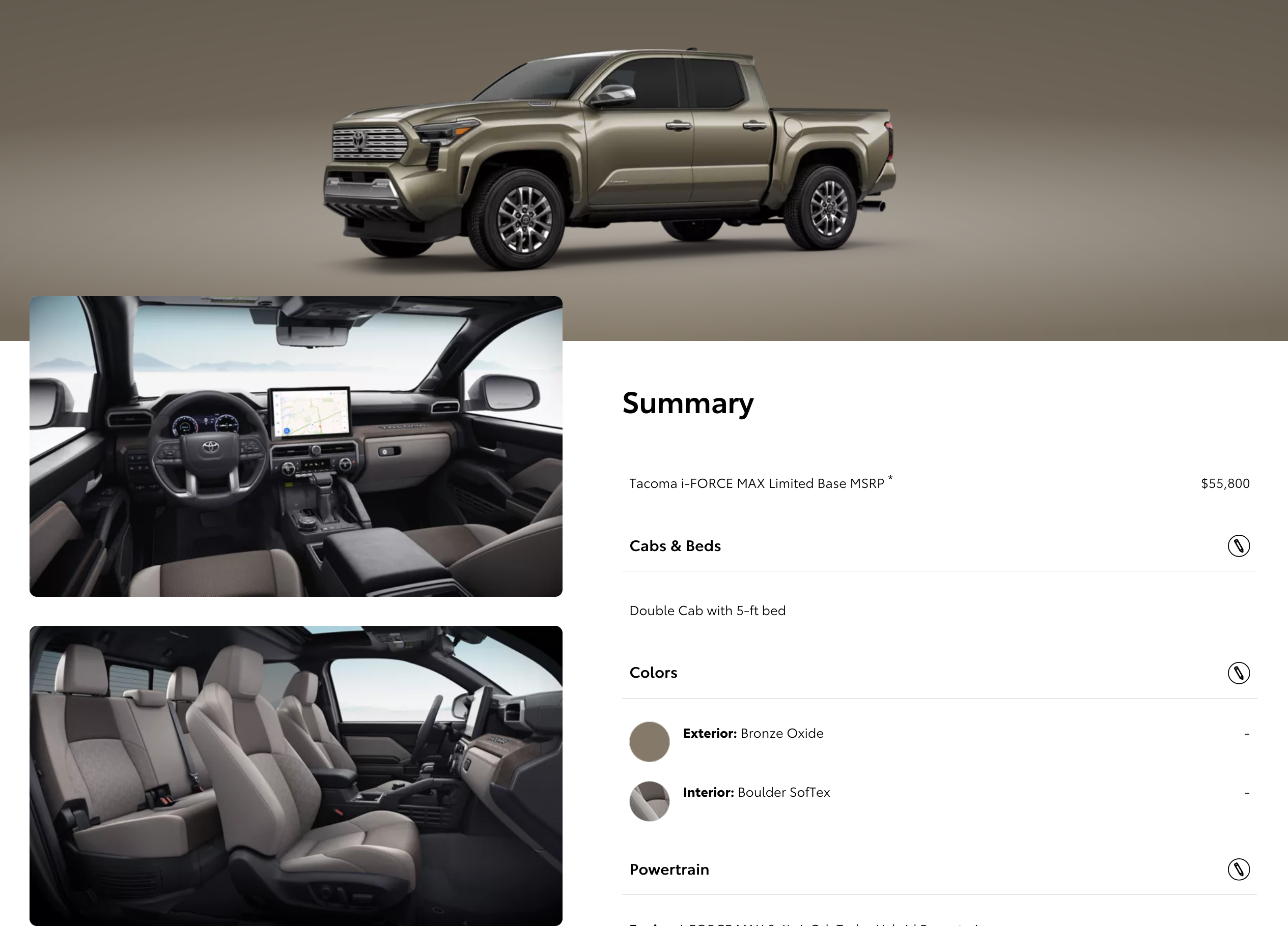 2024 Tacoma Build & Price Configurator is up for Hybrid  2024 Tacomas + Accessories! Share Your Build Inside Screenshot 2024-04-23 at 8.43.15 PM
