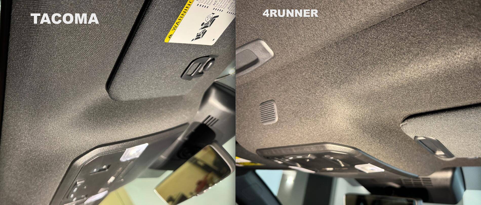 2024 Tacoma Superficial comparison look at Tacoma vs 4Runner TRD Pro (materials, build quality, feel, paint) Screenshot 2025-07-01 at 4.02.41 PM