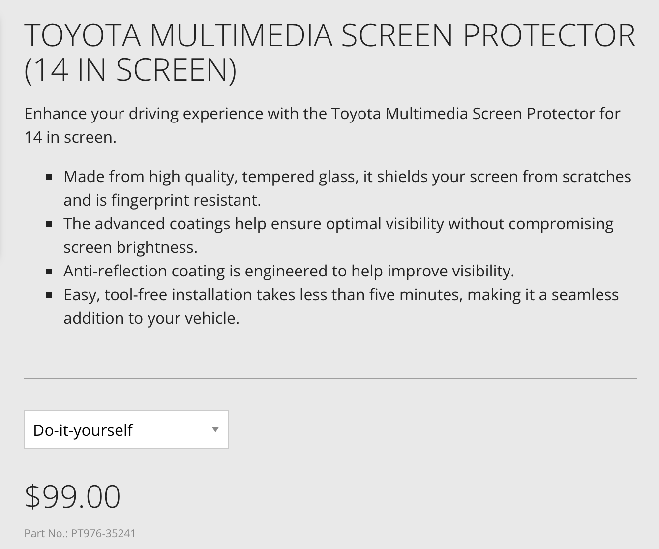 2024 Tacoma Screen protector for 14inch multi-media display...recommendations? Screenshot 2025-08-01 at 9.11.10 AM