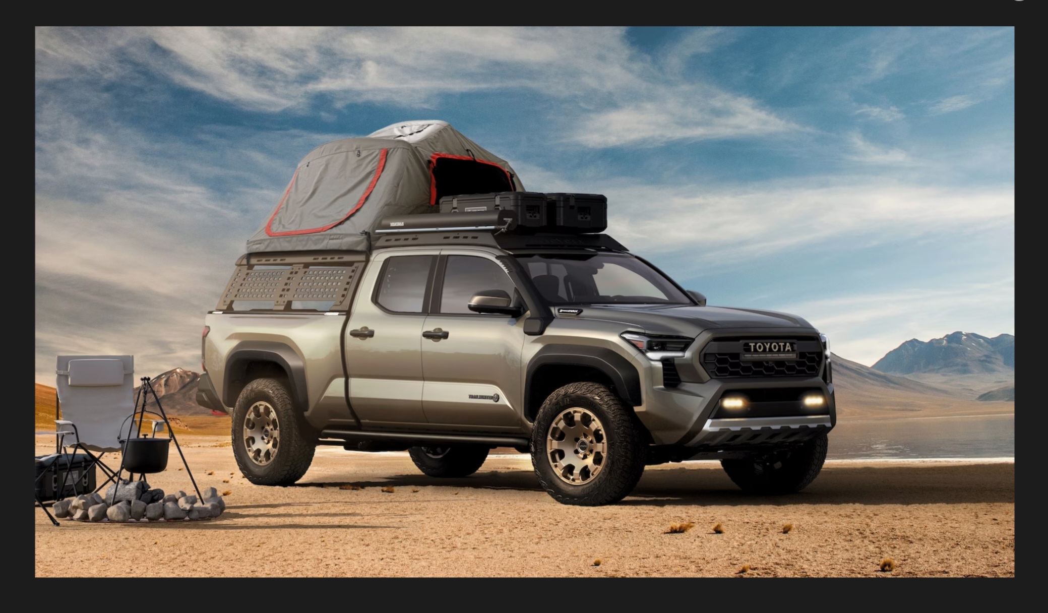 2024 Tacoma First Look: Black 2024 Tacoma TRD Pro. + Trailhunters in Black and Bronze Oxide Short Bed🤩 Screenshot_20230914_110623_Chrome