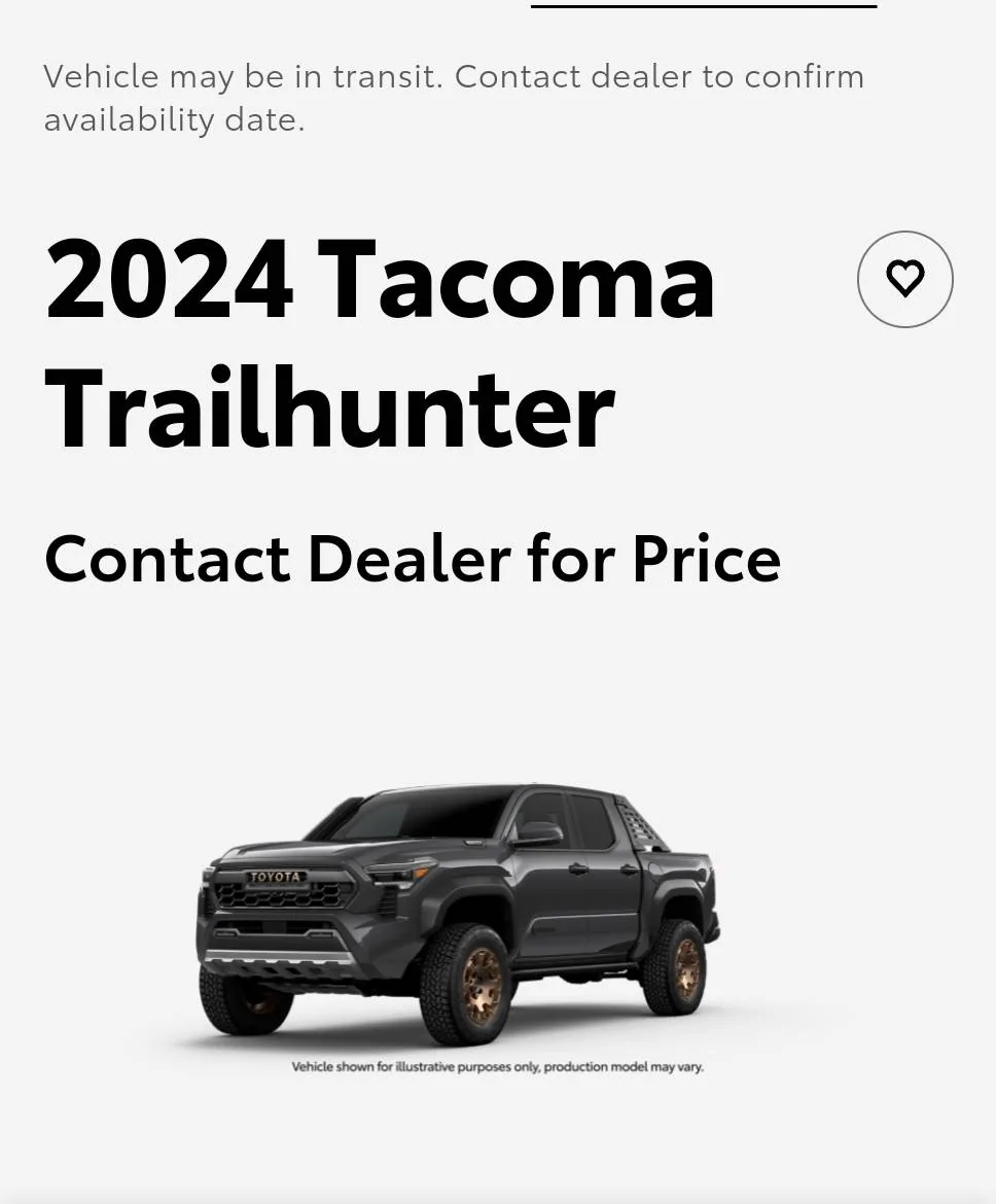 2024 Tacoma Trailhunter QC Holds — multiple regions Screenshot_20240724_143730_Chrom