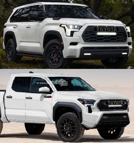 2024 Tacoma Our 2024 Toyota Tacoma TRD PRO Preview Renderings! sequoia_vs_tacoma