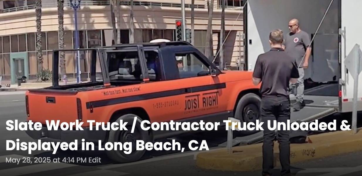 2024 Tacoma SLATE Truck revealed as modular Pickup & SUV. Priced under $20K after incentive slate-work-truck-video-