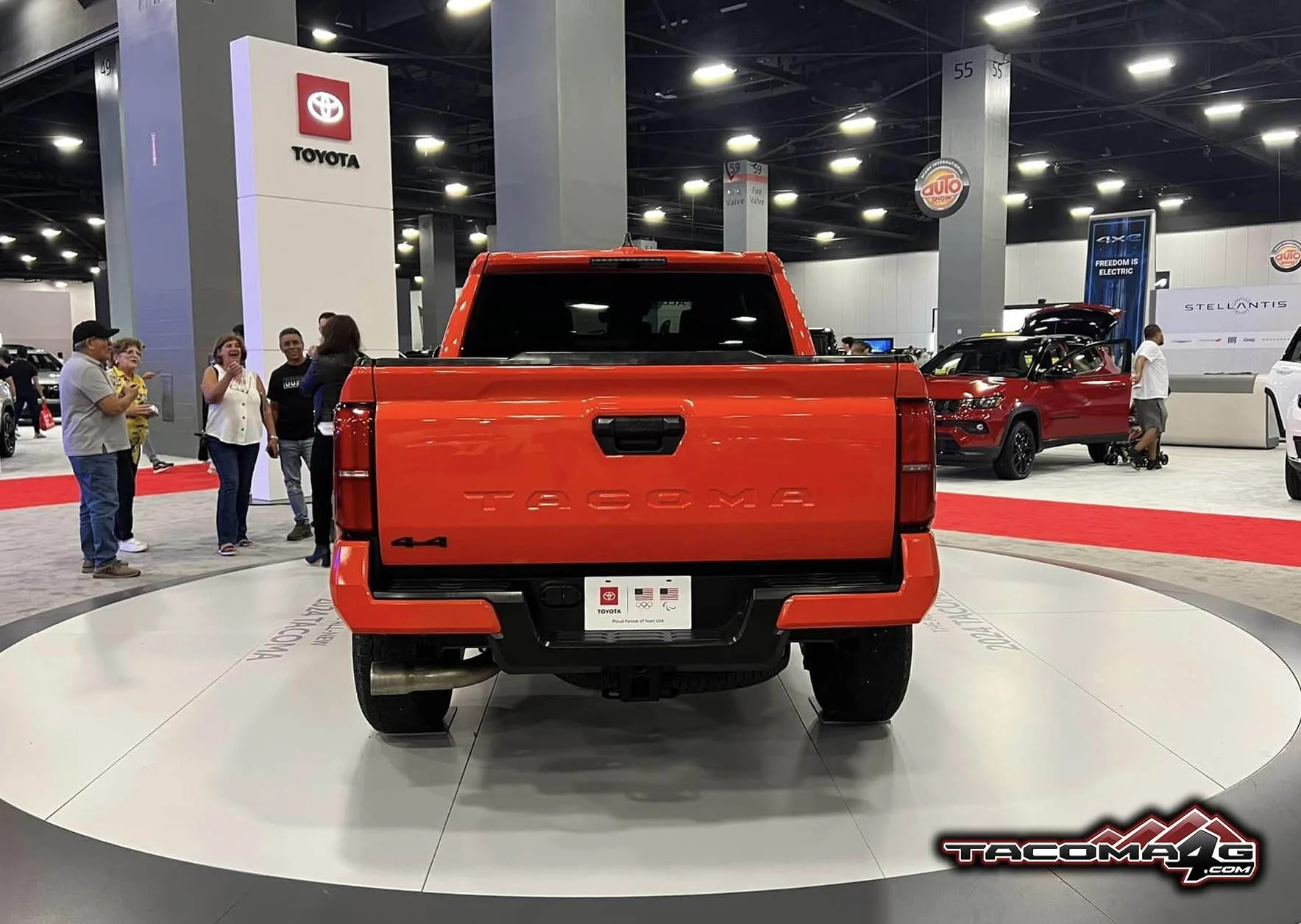 2024 Tacoma 📸 2024 Tacoma TRD Off-Road's first car show (exterior, interior, cloth seats pics from Miami Autoshow 2023) Solar Octane 2024 Toyota Tacoma TRD Off-Road Miami Auto Show 1